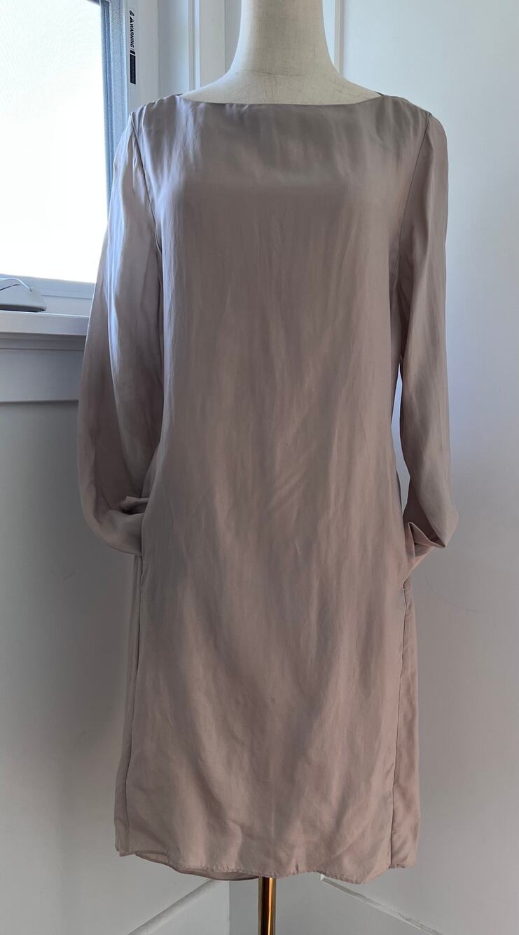 SS'12 NWT MM6 Maison Martin Margiela Open Back Cupro Dress IT 44
